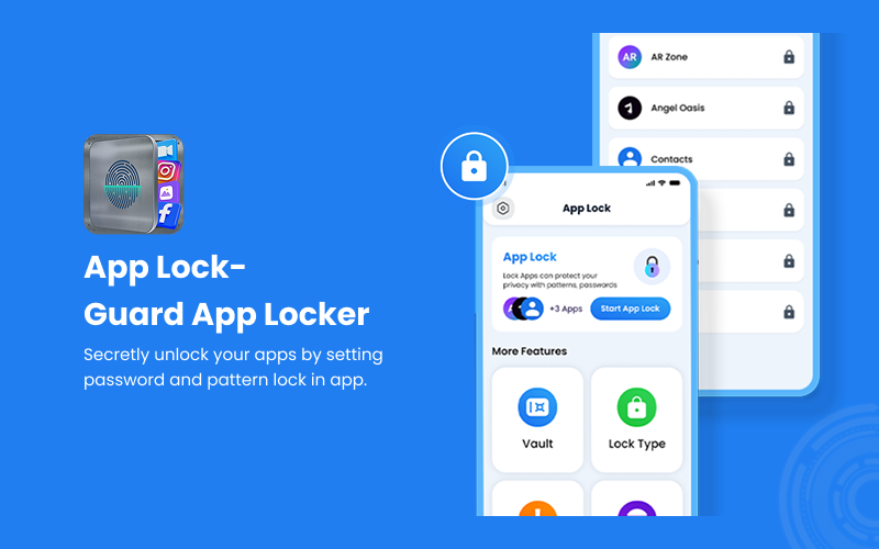 Social media campaign graphics with bold typography and vibrant colors